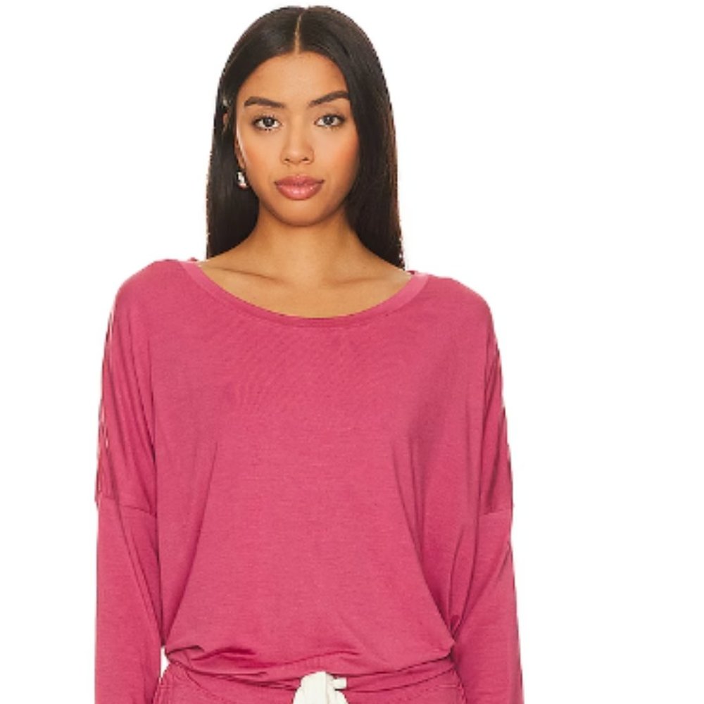 NWT Eberjey Gisele slouchy set - raspberry size M